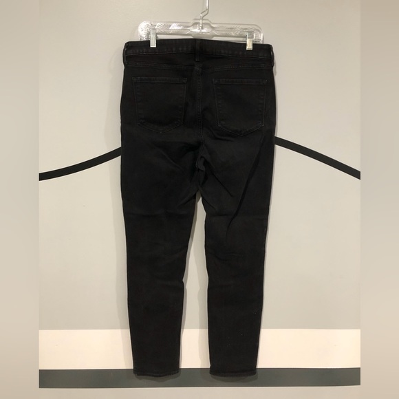 14 Tall Black high rise straight Old Navy Jeans - Picture 2 of 3